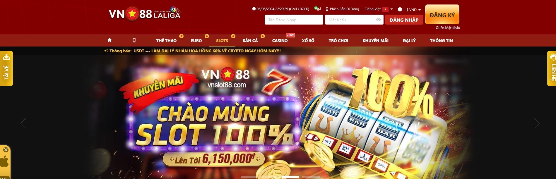 Giới thiệu tổng quan về game Slot VN88