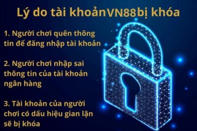 Làm thế nào khi tài khoản VN88 bị khóa hiện nay? Tìm hiểu ngay